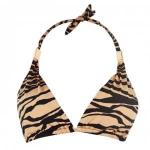 Biba Athena Bikini Top - Tiger Print