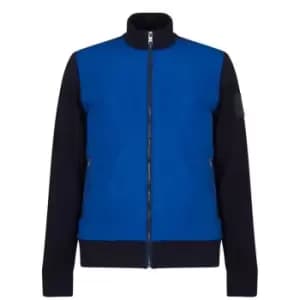 Boss Boss Shepherd Full Zip Sweater - Blue