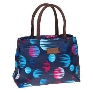 Modern Spot Waterproof Handbag Navy