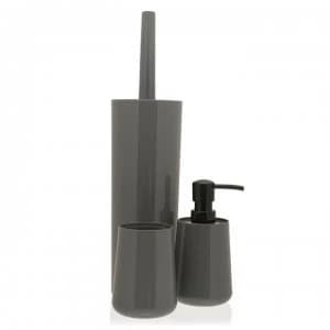 Linea Linea Bathroom Accessories 3 Set - Grey