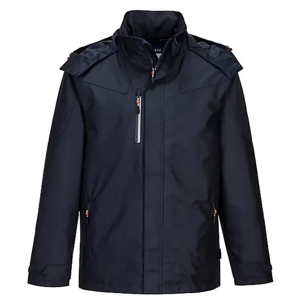 Portwest Outcoach Mens Waterproof Jacket S555DNRXL Colour: Dark Navy