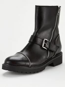 KURT GEIGER LONDON Rudie Ankle Boots - Black, Size 4, Women