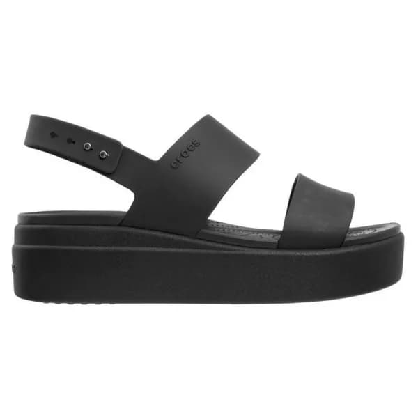 Crocs Women Brooklyn Low Sandals Black / Black 6