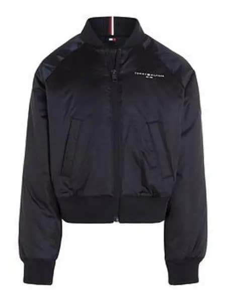 Tommy Hilfiger Girls Essential Bomber Jacket - Navy