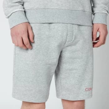 Calvin Klein Mens Sleep Shorts - Grey Heather - M