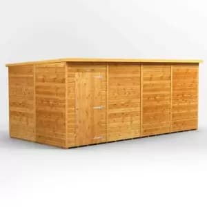 Power 16' x 8' Pent Windowless Garden Shed