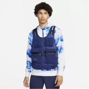 Nike England Full-Zip Vest 2022 2023 Adults - Blue