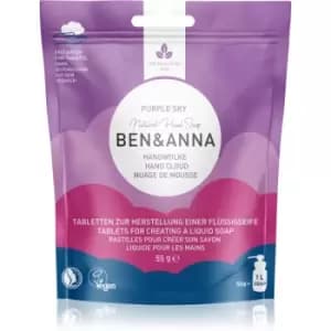 BEN&ANNA Natural Hand Soap liquid hand soap in pills Purple Sky 55 g