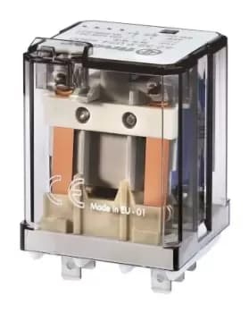 Finder, 24V dc Coil Non-Latching Relay DPDT Plug In, 2 Pole, 62.32.9.024.0040