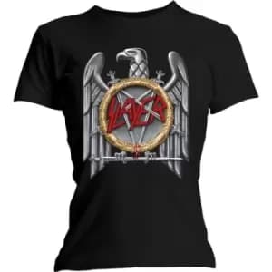 Slayer - Silver Eagle Ladies XX-Large T-Shirt - Black