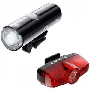 CATEYE Volt 200 xc front light & rapid mini rear usb rechargeable light set