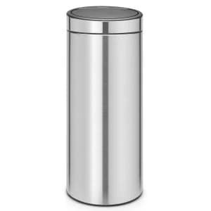 Brabantia Touch Bin New 30 Litre Matt Steel Fingerprint Proof