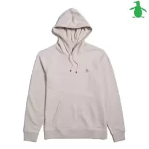 Original Penguin Fleece Popover Hoodie - Beige