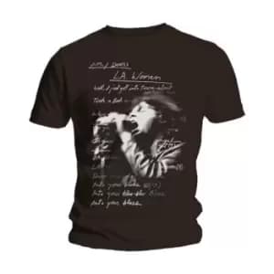 The Doors - LA Woman Lyrics Unisex XX-Large T-Shirt - Black