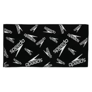 Speedo Boom All Over Swimming Towel - Black