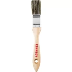 Kennedy Paint Brush Wooden Handled 1" Wide- you get 5
