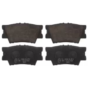 Brake Pad Set 16651 by Febi Bilstein Rear Axle