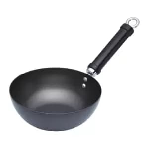 KitchenCraft Oriental Carbon Steel Non-Stick Wok - 10.5-inch, 10.5 Inch