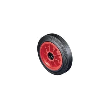 Rubber Tyre Polyprop' Centre 160MM-20MMB Wheel - Atlas Workholders