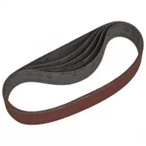 Sealey SB0011 Sanding Belt 30 x 540mm 80Grit Pack of 5
