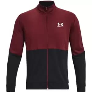 Under Armour Pique Track Jacket Mens - Red