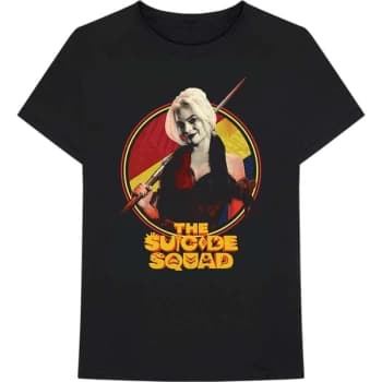 The Suicide Squad - Harley Framed Unisex Large T-Shirt - Black