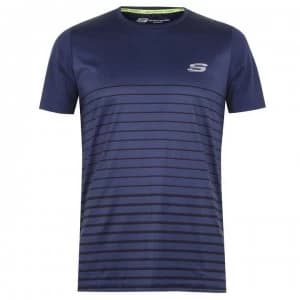 Skechers Stripe T Shirt - Navy