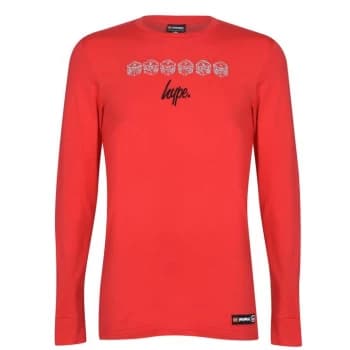 Hype x LEGO Ninjago Long Sleeve T Shirt - Red/White