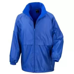 Result Mens Core Adult DWL Jacket (With Fold Away Hood) (3XL) (Royal)