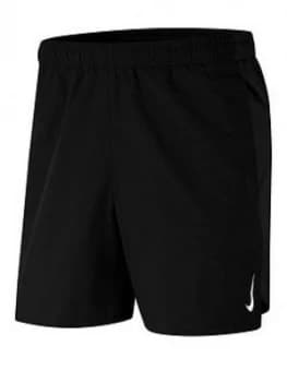 Nike Run Division Challenger 7" Shorts - Black/Silver