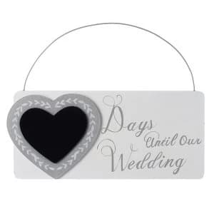 Wedding Countdown Chalkboard By Heaven Sends
