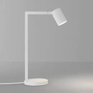 1 Light Desk Table Lamp Matt White, GU10