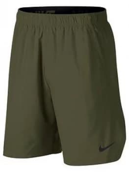 Nike Training Flex Woven Shorts Olive Size 2XL Men