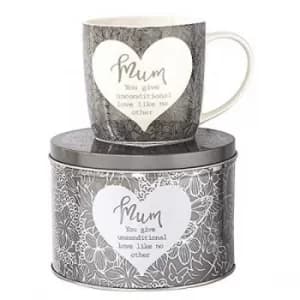 Arora 7054 Said with Sentiment Mug & Tin-Mum, Wood
