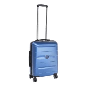 Delsey Comete 4 Wheel Blue Suitcase