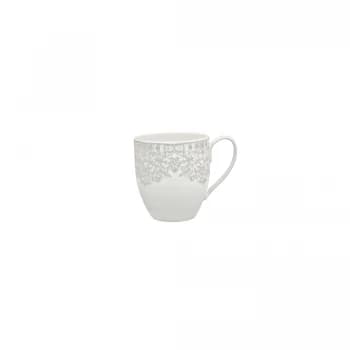 Denby Monsoon Filigree Silver Large Mug
