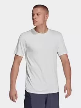 adidas Designed 4 Training Heat.rdy Hiit Tee, Blue Size M Men