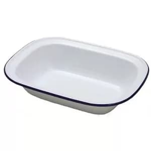 Falcon Pie Dish Oblong - Traditional White 20cm x 15cm x 4.5D