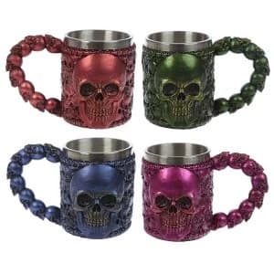 Collectable Decorative Skull Tankard (1 Random Supplied)