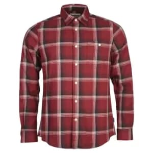 Barbour Mens Chester Tailored Shirt Merlot Large