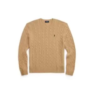 Polo Ralph Lauren Cable Cash Jumper - Beige