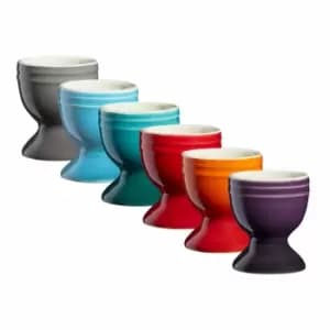 Cooks Professional 6 Piece Multi-colour Egg Cups
