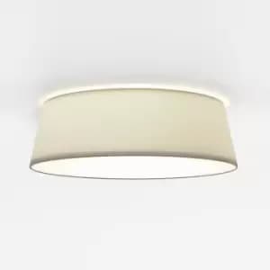 Taiko Cylindrical 43cm Bowl Ceiling Light, Putty Fabric