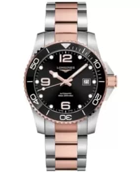 Longines HydroConquest Automatic Black Dial Steel Mens Watch L3.781.3.58.7 L3.781.3.58.7