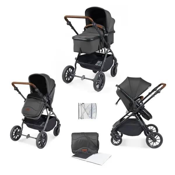 Ickle Bubba Cosmo 2 in 1 Plus Pushchair - Graphite Grey