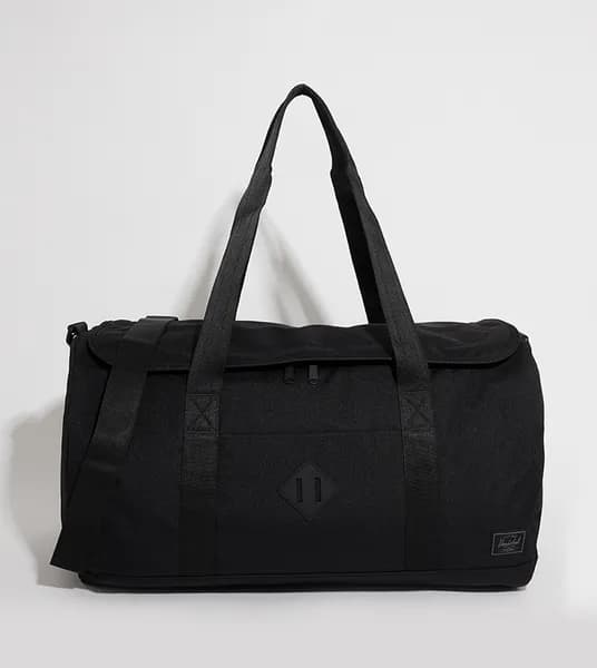 Herschel Bags Mens Heritage Duffle Bag One Size Black Tonal HSL062-BLKTON-ONE