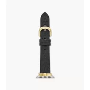 Kate Spade New York Womens Glitter Bow Band For Apple Watch, 38/40/41Mm - Black