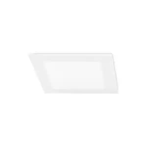 Forlight Easy - Integrated LED Square Recessed Downlight Matt White - Cool White