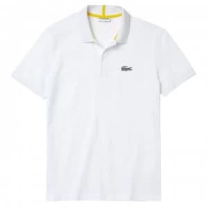 Lacoste Nat Geo Polo Shirt - White/Zebra
