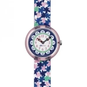 Childrens Flik Flak London Flower Watch
